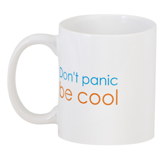 3D кружка Printio Кот dont panic be cool 330 мл