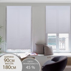 Штора рулонная «Механика», 90x180 см (с учётом креплений 3,5 см), цвет белый No Brand
