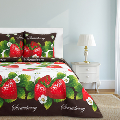 Комплект постельного белья Этель. 2 спальное, Белый, 200 х 220, Хлопок, Бязь