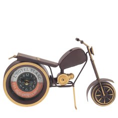 Часы настольные декоративные Мотоцикл, L29 W8 H18 см, (1хАА не прилаг.) KSM-765528 Remeco