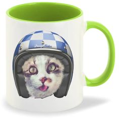 Кружка CoolPodarok Котик Пусси Райдер