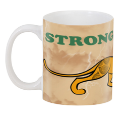 3D кружка Printio Strong & beauty 330 мл