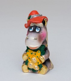 Фигурка гипсовая Лошадь Анфиса в шляпе эк. 15977 113-15977 Art East