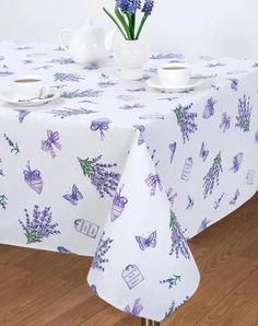 Набор столового белья, подарочный "АРТ Дизайн" "Сиреневая дымка"; 150 х 180 (размер) Артпостель
