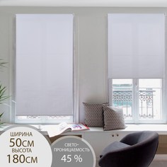 Штора рулонная «Механика», 50x180 см (с учётом креплений 3,5 см), цвет белый No Brand