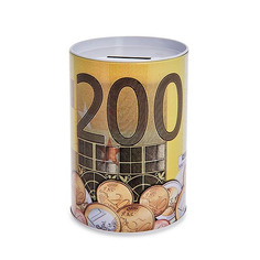 Металлическая копилка 200 Евро 15см BX-228/2 113-603757 Art East