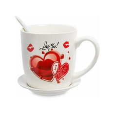 Кружка с ложкой Любовь! MUG-164 113-108682 Art East