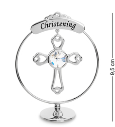Фигурка серебр. Крест с цв.кр. (Юнион) AR-1259 113-601949 Crystal Temptations