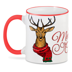 3D кружка Printio Merry christmas 330 мл