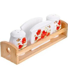 Набор для специй 4пр Маки Loraine 28133 KSMB-28133