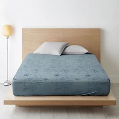 Простыня на резинке Ночь Нежна Аннет аквамарин 9766-4 Поплин 200х200х20