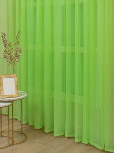 Тюль Amore Mio 10728 600x270 см зеленая