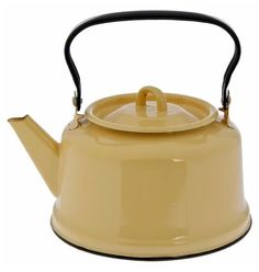Чайник 3,5 л, эмалированная крышка, закатное дно, цвет бежевый No Brand