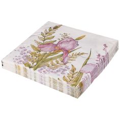 Салфетки бумажные lefard irises 33х33см, 3слоя, 20шт