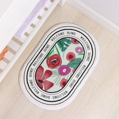 Коврик для дома Доляна "Flower", 40х60 см