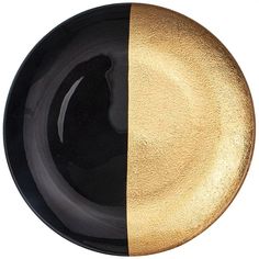 Тарелка Bohemia black/gold Размер: 28 см Bronco