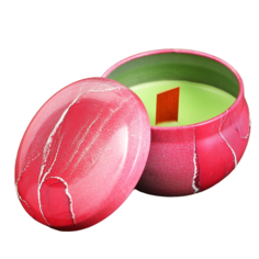 Свеча из соевого воска "Вечерний уют", аромат яблоко, 7 х 7 х 5 см Зимнее волшебство