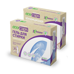 Средства для стирки EcoCaps: универсальный гель для стирки+кондиционер для белья