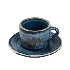 Кофейная пара Blu reattivo, чашка 80 мл, блюдце d=6 см Хорекс