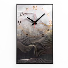 Часы настенные, серия: Интерьер, "Мрамор", 57 х 35 см No Brand