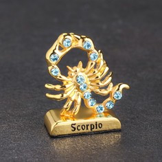 Сувенир знак зодиака "Скорпион", с кристаллами No Brand