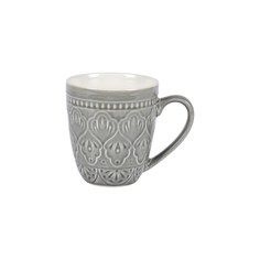 Кружка Glaze ornament 450 мл серая No Brand