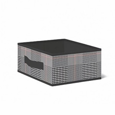 Короб универсальный Лакарт Дизайн Basic стеллажный без крышки 26 х 26 х 15 см