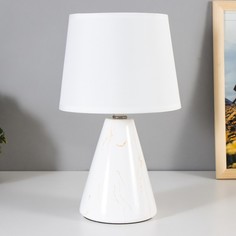 Настольная лампа "Брианна" E14 40Вт белый 32х32х52 см No Brand
