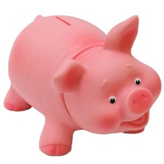 Весна Копилка Хрюшка розовая (пластмассовая) арт.В3620 с 3 лет