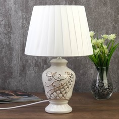 Лампа настольная 7555107TL/1 E14 40Вт белый Risalux