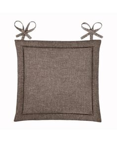 Подушка на стул на сидушку Home & Style Шоколад 40х40 см, коричневый 1 шт