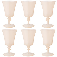 Бокалы Rakle Iconic ivory 0.3 л, бежевые 6шт