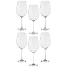 Набор из 6 штук Бокалы для вина Crystal Bohemia Columba optic 0.85 л