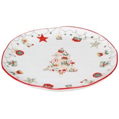 Тарелка закусочная Christmas Gift Мята