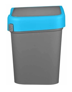 Контейнер для мусора "SMART BIN" 10л (синий) Бытпласт