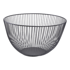 Корзина для фруктов OKitchen 24,5x16x24,5 см серая