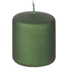 Свеча столбик Adpal 7х5,8 см, зеленый