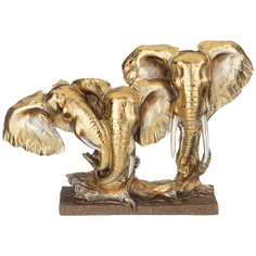 Фигурка декоративная Lefard Слоны 34х11.2х22.2 см