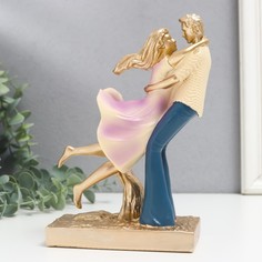 Сувенир полистоун "Долгожданная встреча" 6х12,5х19,5 см No Brand