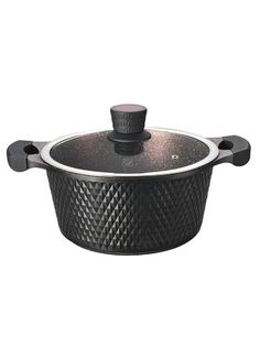 Кастрюля с крышкой MercuryHaus Granite алюминий 2,5л MC-1821