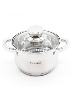 Кастрюля VICALINA из нержавеющей стали 6,3л 24см. - VL-7015