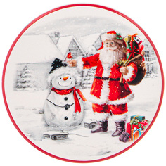 Подставка Agness С Новым годом 11 см, 6 шт