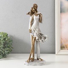 Сувенир полистоун Влюблённые - нежность 14х10,5х33,5 см No Brand