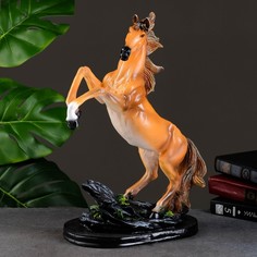 Фигура лошадь в яблоках на подставке, 41см Хорошие сувениры
