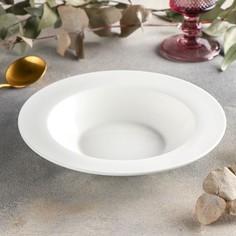 Тарелка Stella Pro, 250 мл, d=20,5 см, цвет белый Wilmax