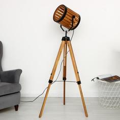 Торшер BayerLux Бочка Е27 40Вт коричневый 25х28х144 см