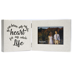 Фоторамка с подсветкой Fotografia 10x15 см, "You have my whole heart..." Первое ателье