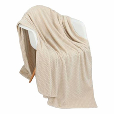 Плед Guten Morgen Облако 150 х 200 см полиэстер бежевый