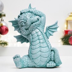 Фигура Хорошие сувениры дракончик игривый зеленая 12х17см