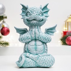 Фигура Хорошие сувениры дракончик дзен зеленая 12,5х17см